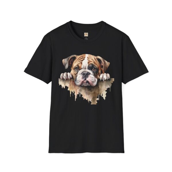 Bulldog-1 T-Shirt - Unisex Softstyle Tee - Image 12