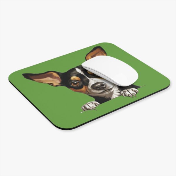Rat Terrier Mouse Pad -Green Pet Design for Dog Lovers - Image 4