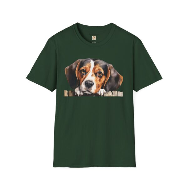 Beagle-2 Dog T-Shirt - Unisex Softstyle Tee - Image 31