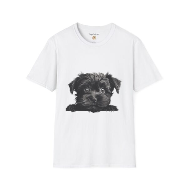 Affenpinscher Dog Hands T-Shirt - Unisex Softstyle Tee - Image 2