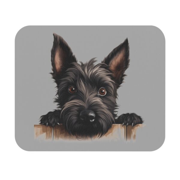 Scottish Terrier Mouse Pad - Light Grey Pet Design for Dog Lovers - Image 2