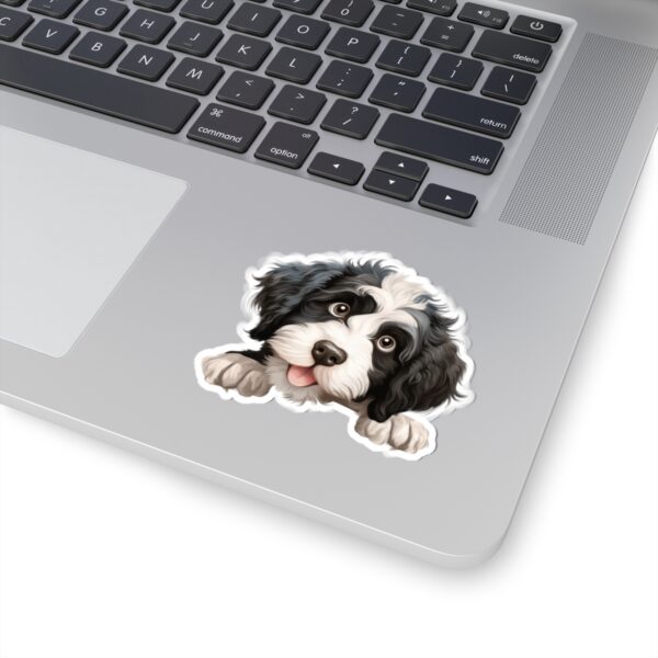 Portuguese Water Dog Kiss-Cut Sticker - Perfect for Pet Lovers & Laptop Decor