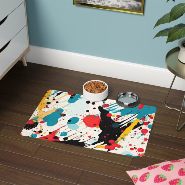 Abstract Design 3 Dog Feeding Mat (12x18) - Image 4