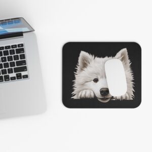 Samoyed Mouse Pad - Black Pet Design for Dog Lovers