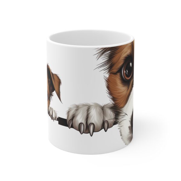 Jack Russell Terrier 11 oz  Cute Puppy Mug - Adorable Dog Design - Perfect for Pet Lovers - Image 2