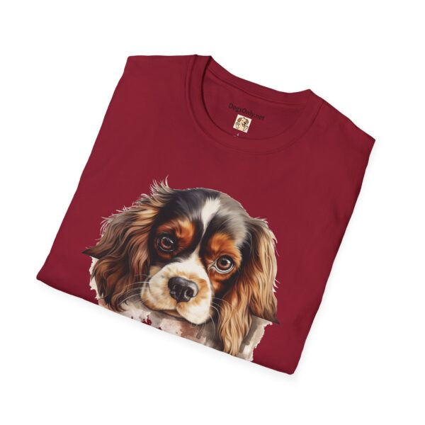 Cavalier King Charles Spaniel Dog T-Shirt - Unisex Softstyle Tee - Image 10