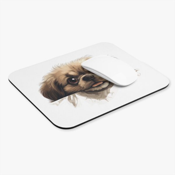 Pekingese Mouse Pad -White Pet Design for Dog Lovers - Image 4