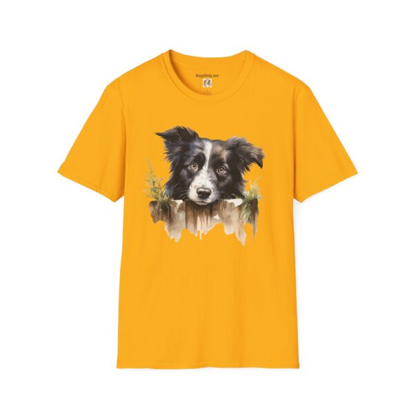Border Collie Dog T-Shirt - Unisex Softstyle Tee - Image 27