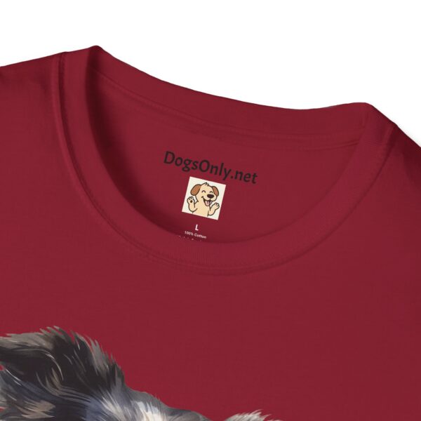 Border Collie Dog T-Shirt - Unisex Softstyle Tee - Image 9