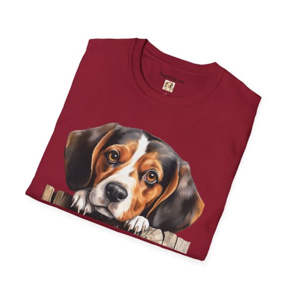 Beagle-2 Dog T-Shirt - Unisex Softstyle Tee - Image 64