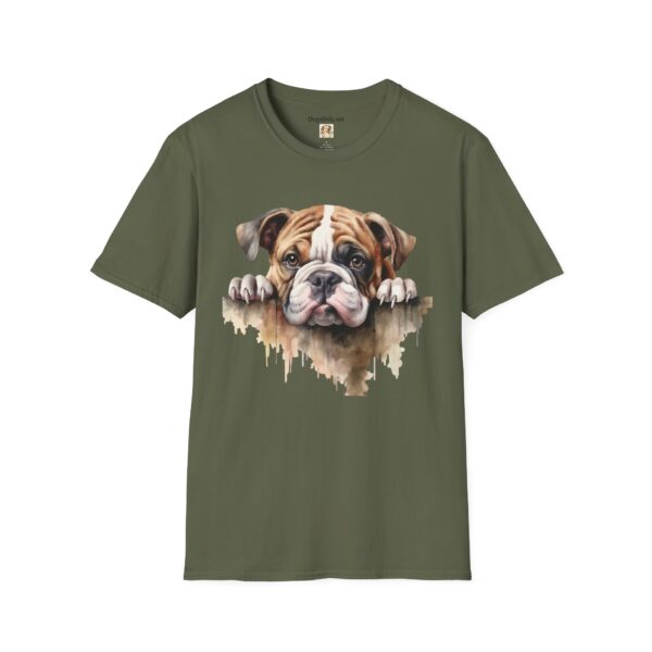 Bulldog-1 T-Shirt - Unisex Softstyle Tee - Image 31