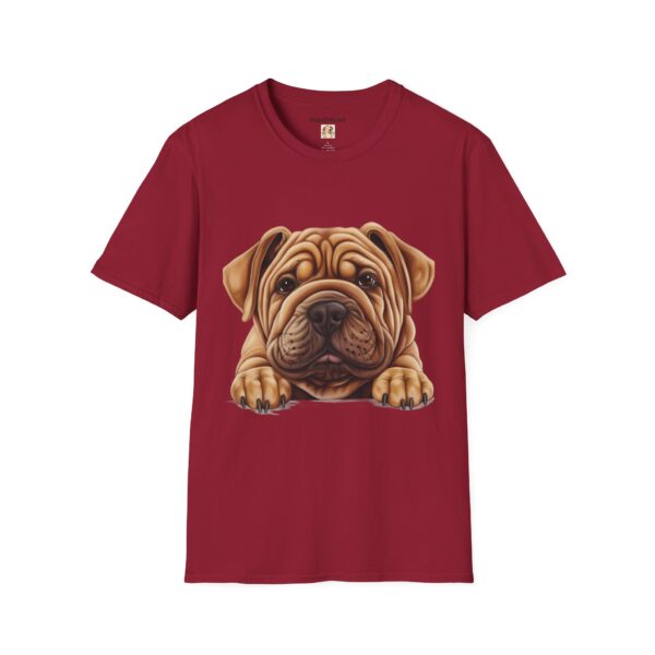 Shar-Pei T-Shirt - Unisex Softstyle Tee - Image 61