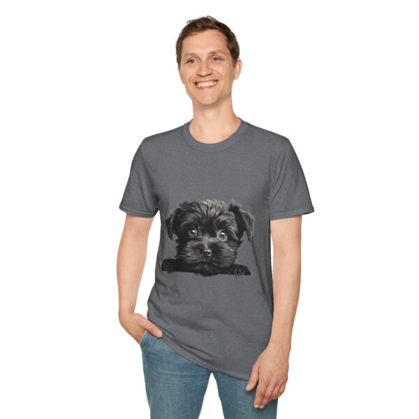 Affenpinscher Dog Hands T-Shirt - Unisex Softstyle Tee - Image 30