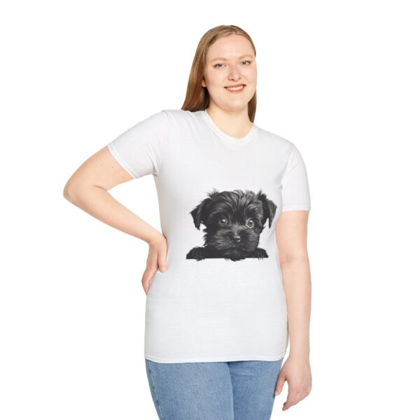 Affenpinscher Dog Hands T-Shirt - Unisex Softstyle Tee