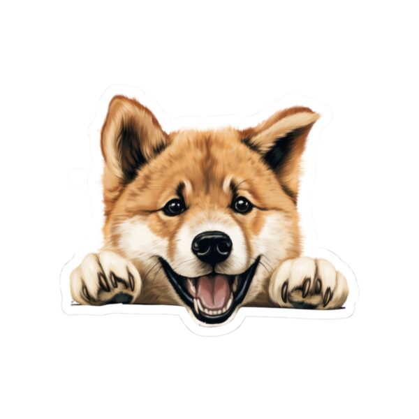 Akita Dog Kiss-Cut Sticker - Perfect for Pet Lovers & Laptop Decor - Image 2