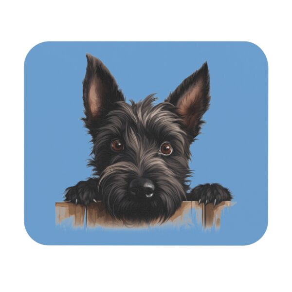Scottish Terrier Mouse Pad -Light Blue Pet Design for Dog Lovers - Image 2