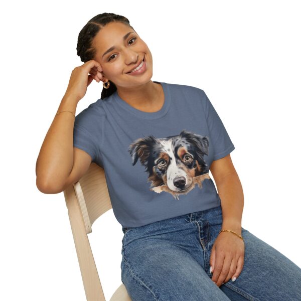 Australian Shepherd Dog T-Shirt - Unisex Softstyle Tee - Image 51