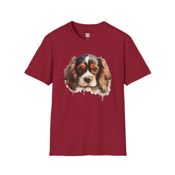 Cavalier King Charles Spaniel Dog T-Shirt - Unisex Softstyle Tee - Image 7
