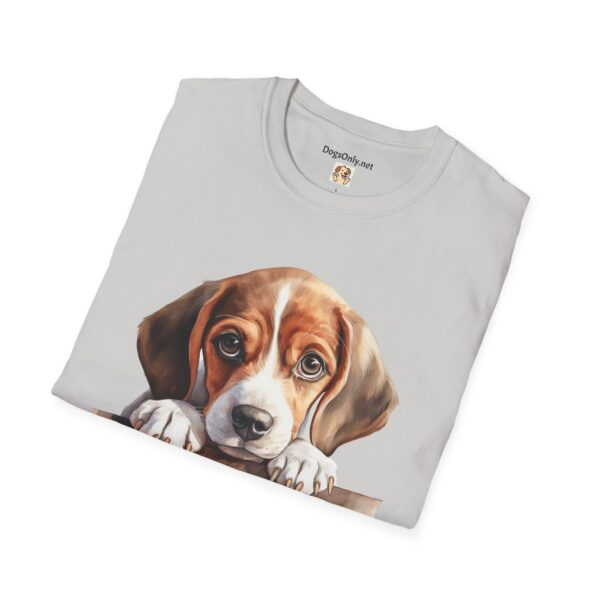 Beagle Puppy Dog T-Shirt - Unisex Softstyle Tee - Image 19