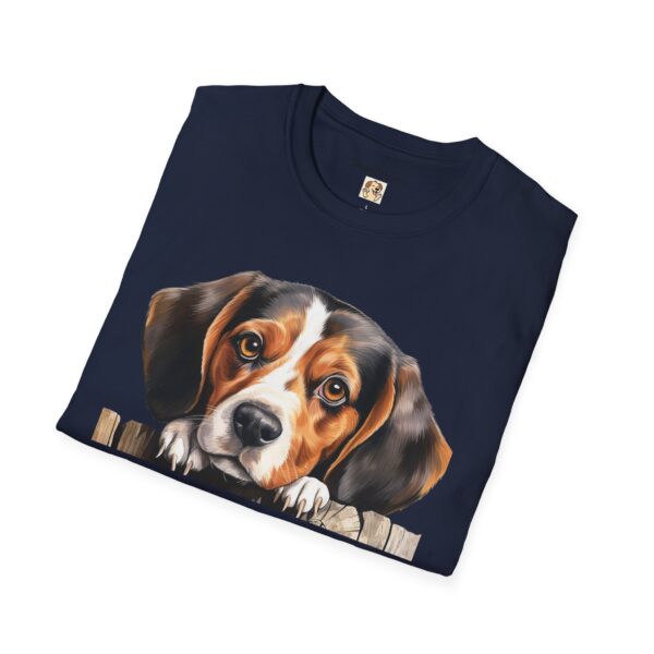 Beagle-2 Dog T-Shirt - Unisex Softstyle Tee - Image 54
