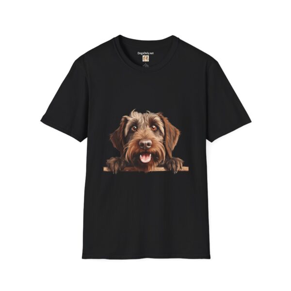 Wirehaired Pointing Griffon Pointer Dog T-Shirt - Unisex Softstyle Tee - Image 7