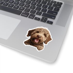 Lagotto Romagnolo Dog Kiss-Cut Sticker - Perfect for Pet Lovers & Laptop Decor
