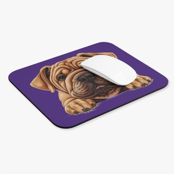 Shar Pei Mouse Pad -Purple Cute Pet Design for Dog Lovers - Image 4