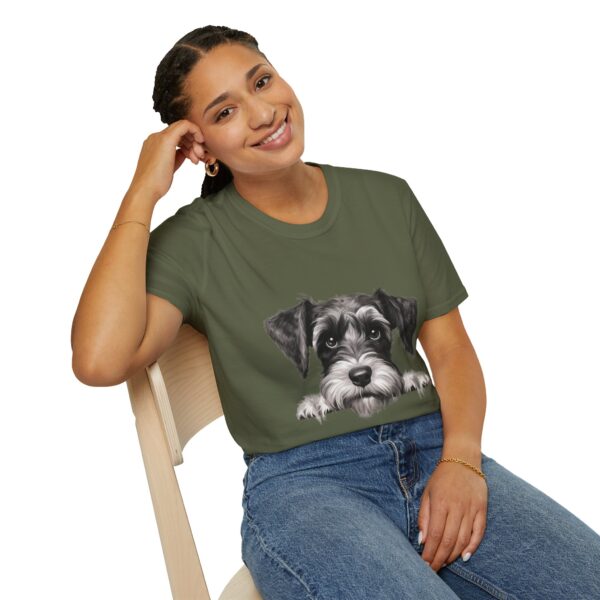 Standard Schnauzer Dog T-Shirt - Unisex Softstyle Tee - Image 31