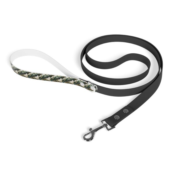 Green & Gold Marble Stylish Dual-Color Dog Leash - Durable & Comfortable - Image 2