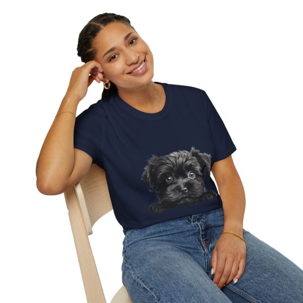 Affenpinscher Dog Hands T-Shirt - Unisex Softstyle Tee - Image 50