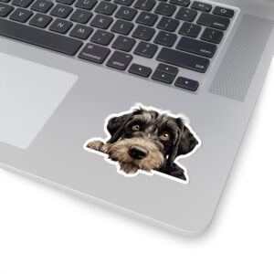 Giant Schnauzer Dog Kiss-Cut Sticker - Perfect for Pet Lovers & Laptop Decor