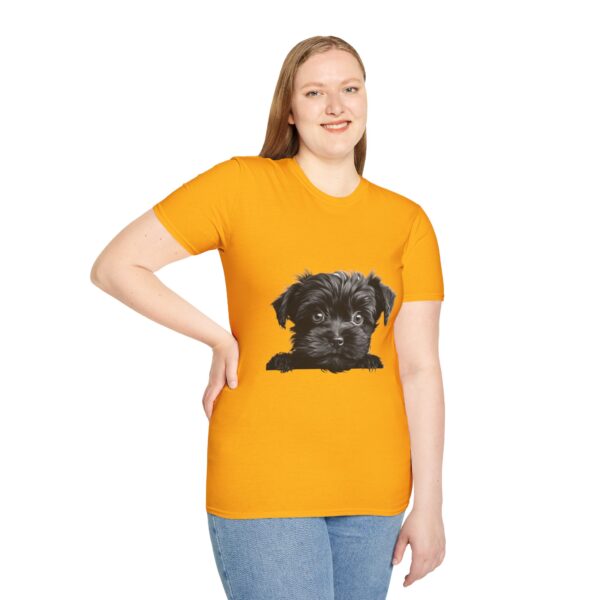 Affenpinscher Dog Hands T-Shirt - Unisex Softstyle Tee - Image 15