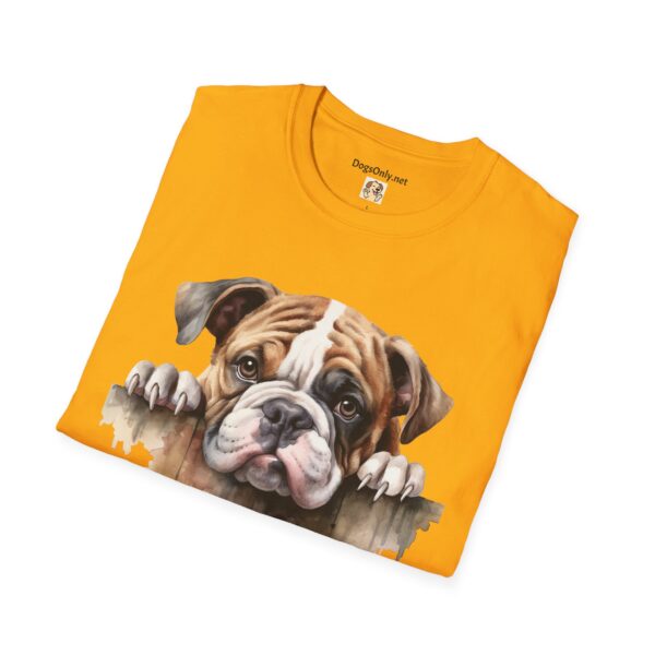Bulldog-1 T-Shirt - Unisex Softstyle Tee - Image 29