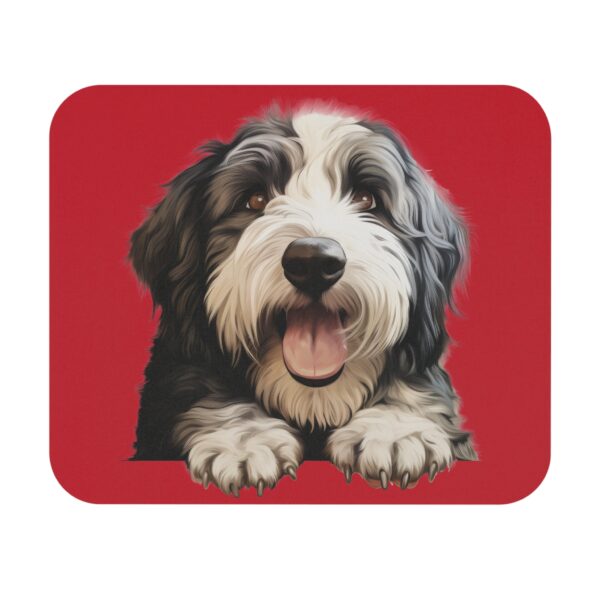 Old English Sheepdog Mouse Pad  - Pet Design for Dog Lovers - Image 2