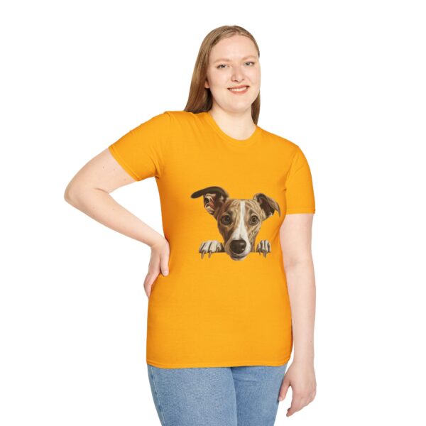 Whippet Dog T-Shirt - Unisex Softstyle Tee - Image 20