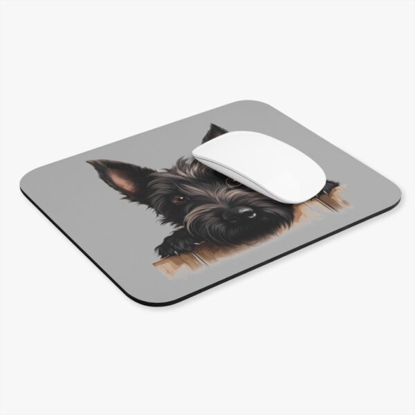 Scottish Terrier Mouse Pad - Light Grey Pet Design for Dog Lovers - Image 4