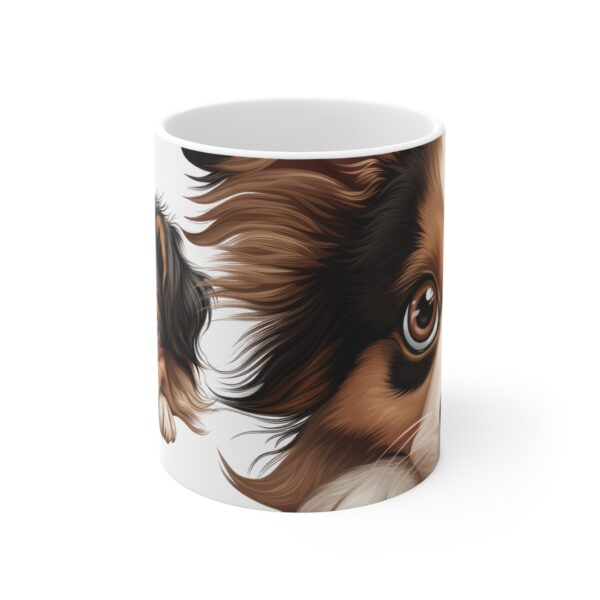 Papillon Cute Puppy Mug - Adorable Dog Design - Perfect for Pet Lovers - Image 2