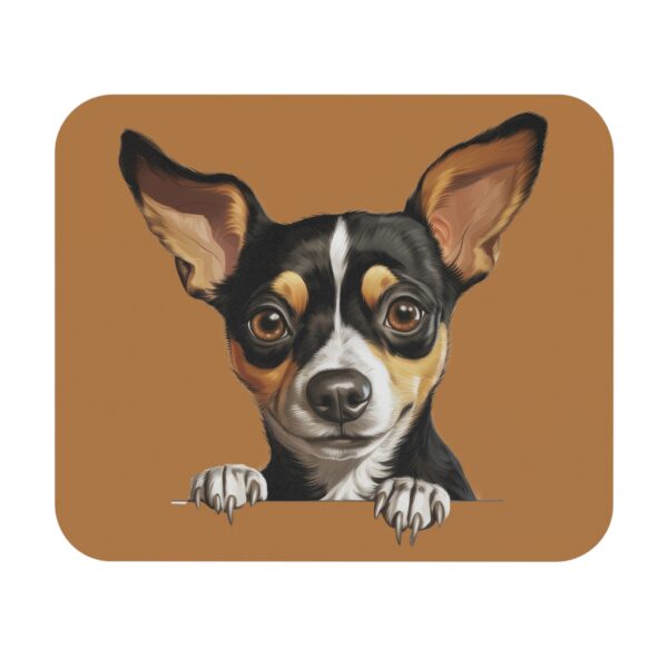 Rat Terrier Mouse Pad -Light Brown Pet Design for Dog Lovers - Image 2