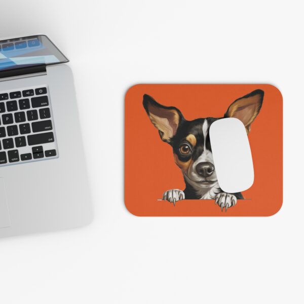 Rat Terrier Mouse Pad -Orange Pet Design for Dog Lovers