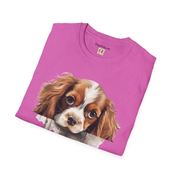 Cavalier King Charles Spaniel Dog T-Shirt - Unisex Softstyle Tee - Image 59