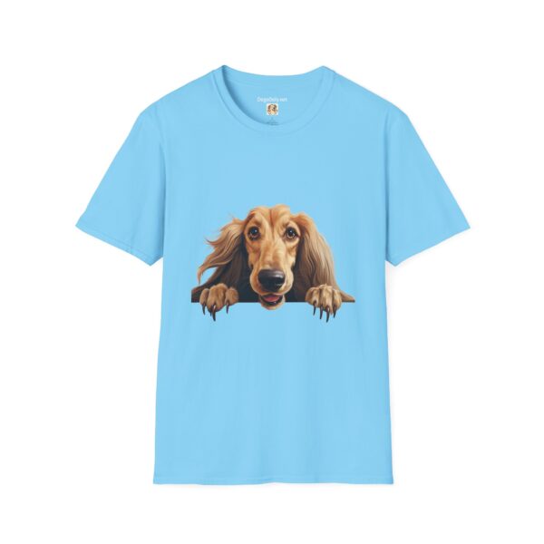 Afghan Hound Dog Hands T-Shirt - Unisex Softstyle Tee - Image 36