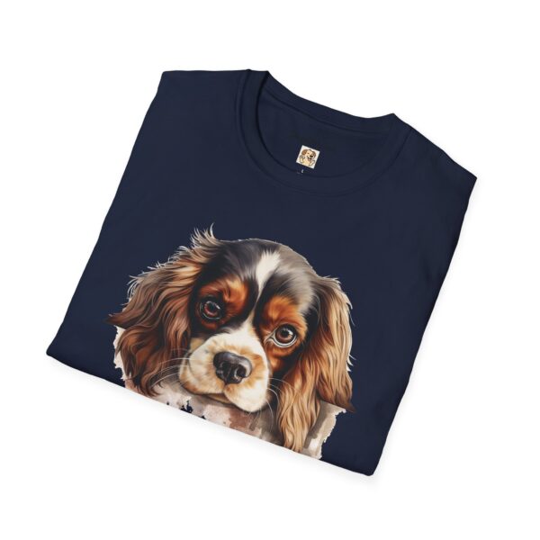 Cavalier King Charles Spaniel Dog T-Shirt - Unisex Softstyle Tee - Image 60