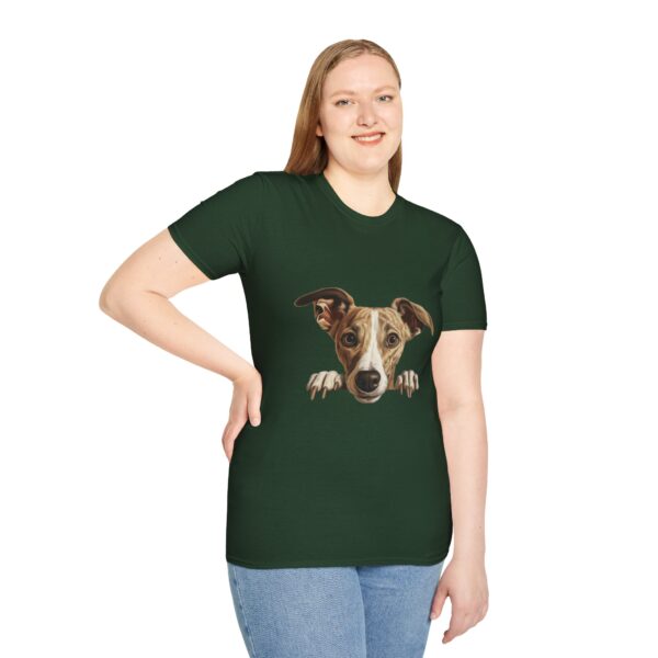 Whippet Dog T-Shirt - Unisex Softstyle Tee - Image 30