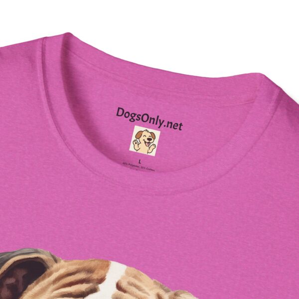 Bulldog-1 T-Shirt - Unisex Softstyle Tee - Image 58