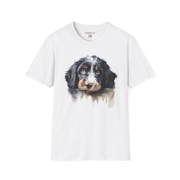 Bernedoodle Dog T-Shirt - Unisex Softstyle Tee - Image 11