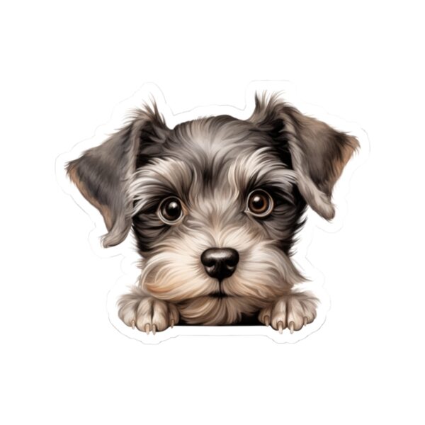 Miniature Schnauzer. Dog Kiss-Cut Sticker - Perfect for Pet Lovers & Laptop Decor - Image 2