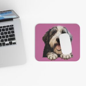 Old English Sheepdog Mouse Pad  - Pet Design for Dog Lovers