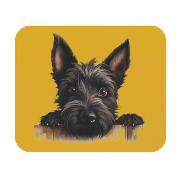 Scottish Terrier Mouse Pad -Yellow Pet Design for Dog Lovers - Image 2