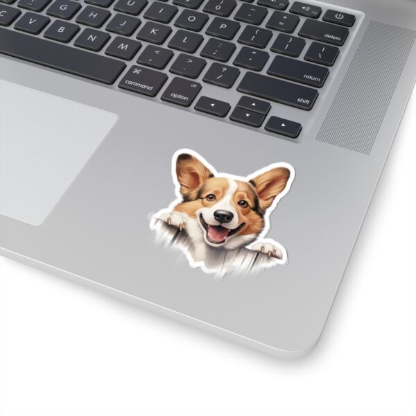 Pembroke Welsh Corgi Dog Kiss-Cut Sticker - Perfect for Pet Lovers & Laptop Decor