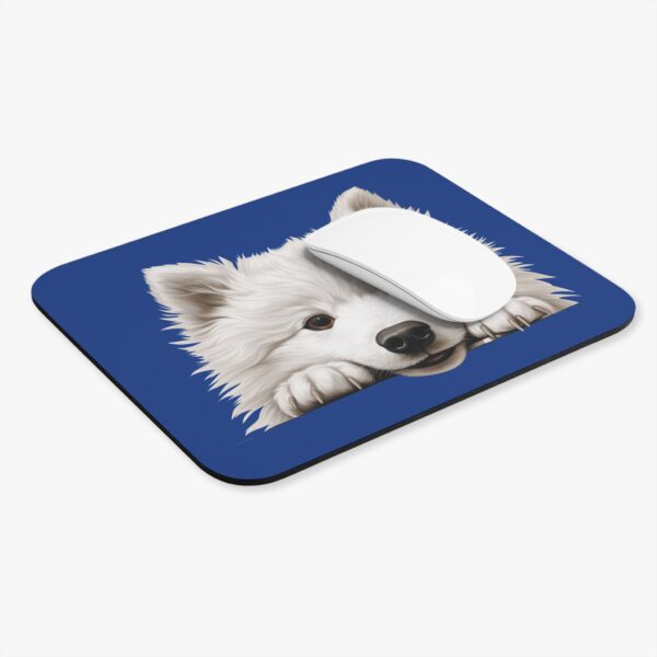 Samoyed Mouse Pad -Dark Blue Pet Design for Dog Lovers - Image 4